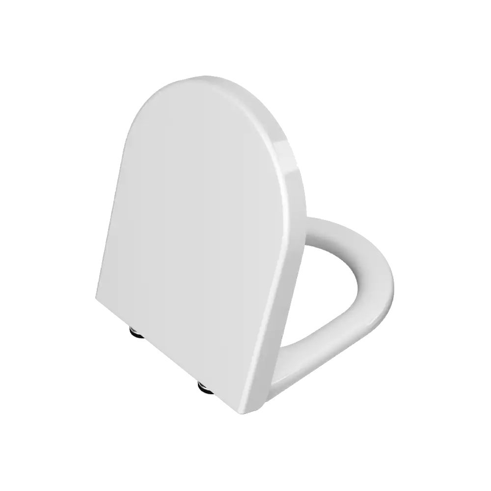 VitrA Soft Closing Toilet Seat and Cover - Glossy White