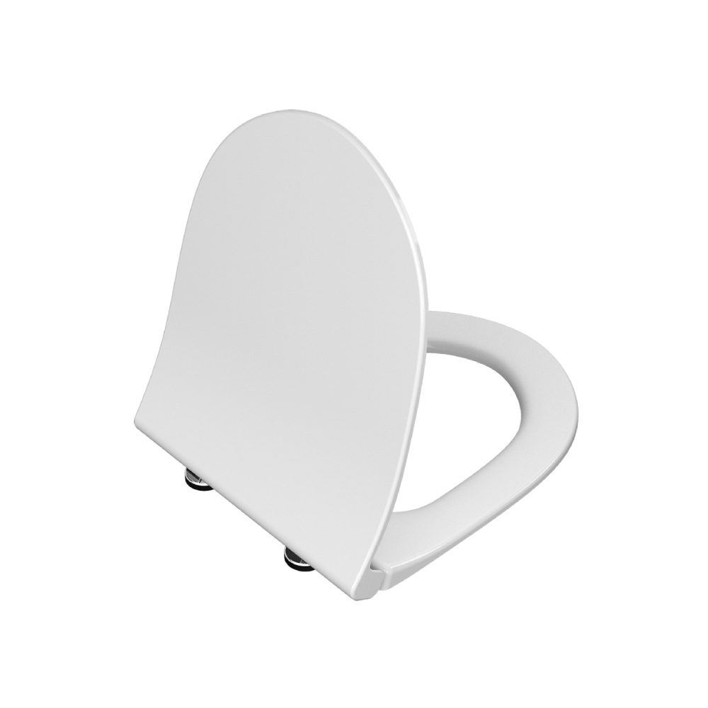 VitrA Soft Closing Toilet Seat and Cover - Glossy White