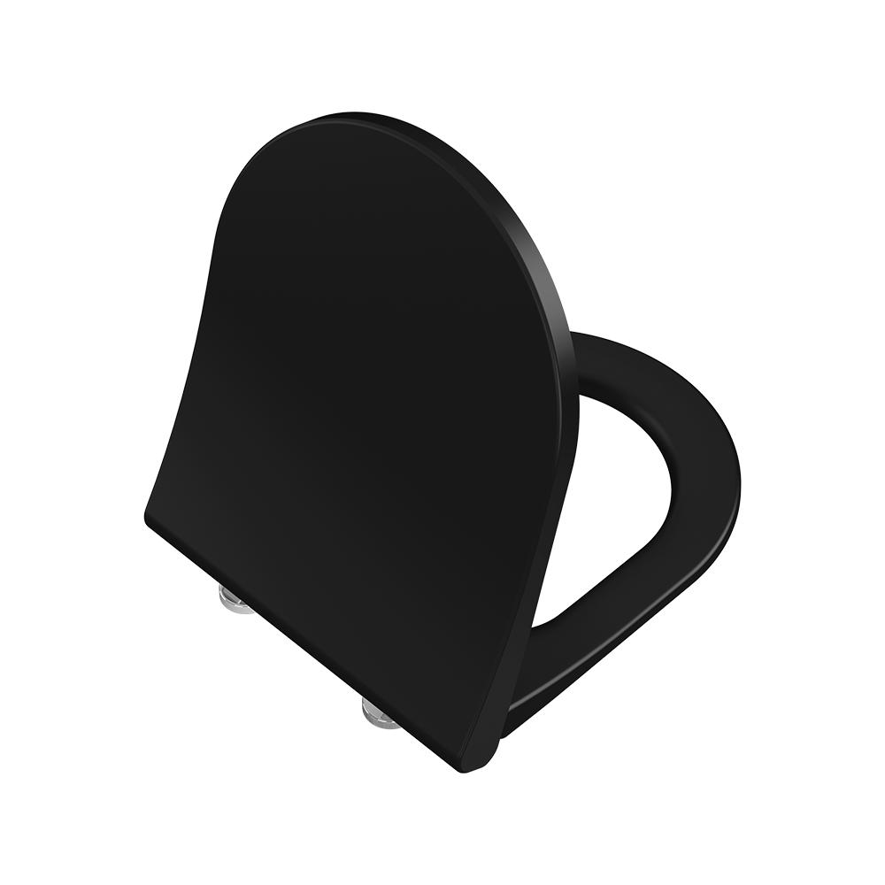 VitrA Soft Closing Toilet Seat and Cover - Matt Black