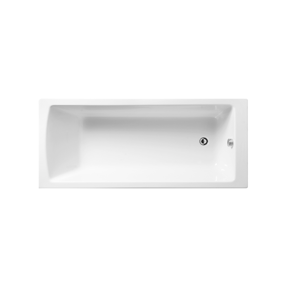 VitrA Built-In Bathtub 180(L)x80(W) cm - Glossy White