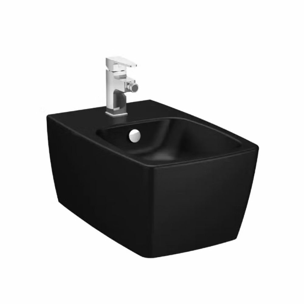 VitrA Wall Mounted Bidet - Matt Black