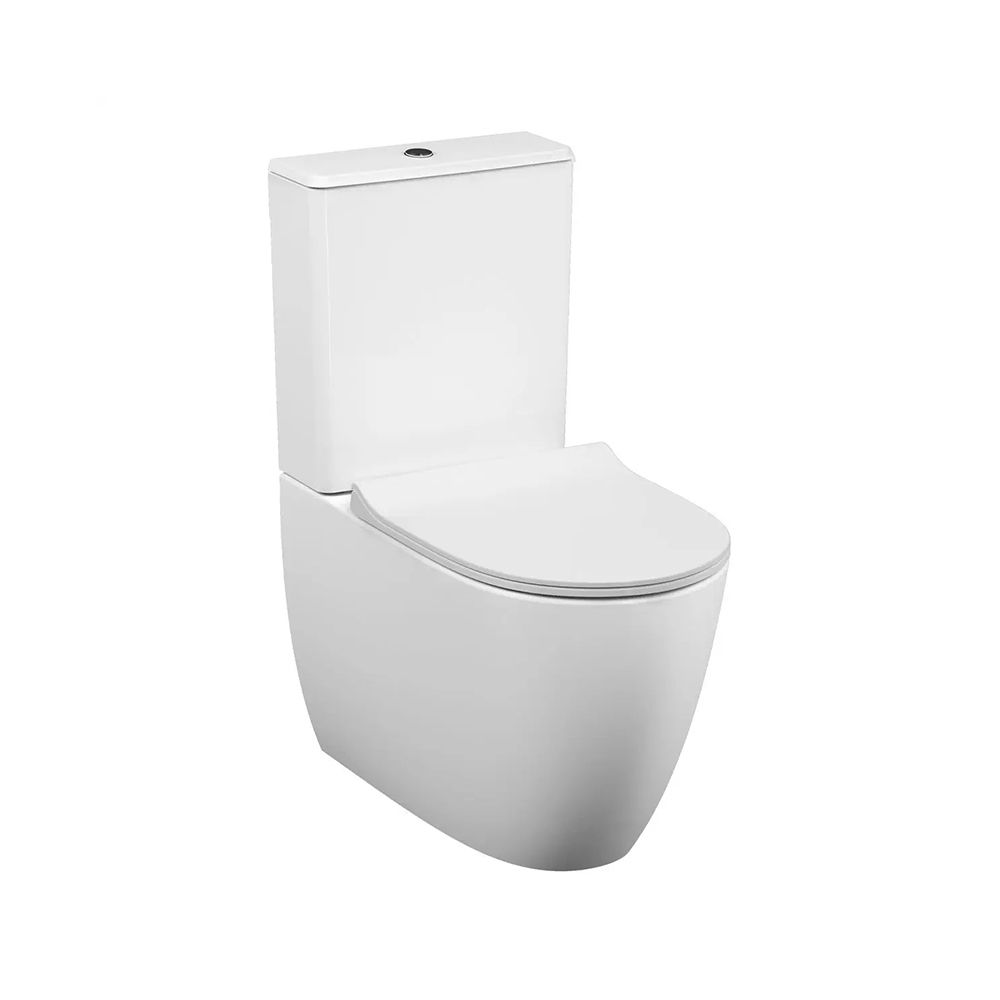 VitrA Rimless Floor Standing WC Toilet - Glossy White