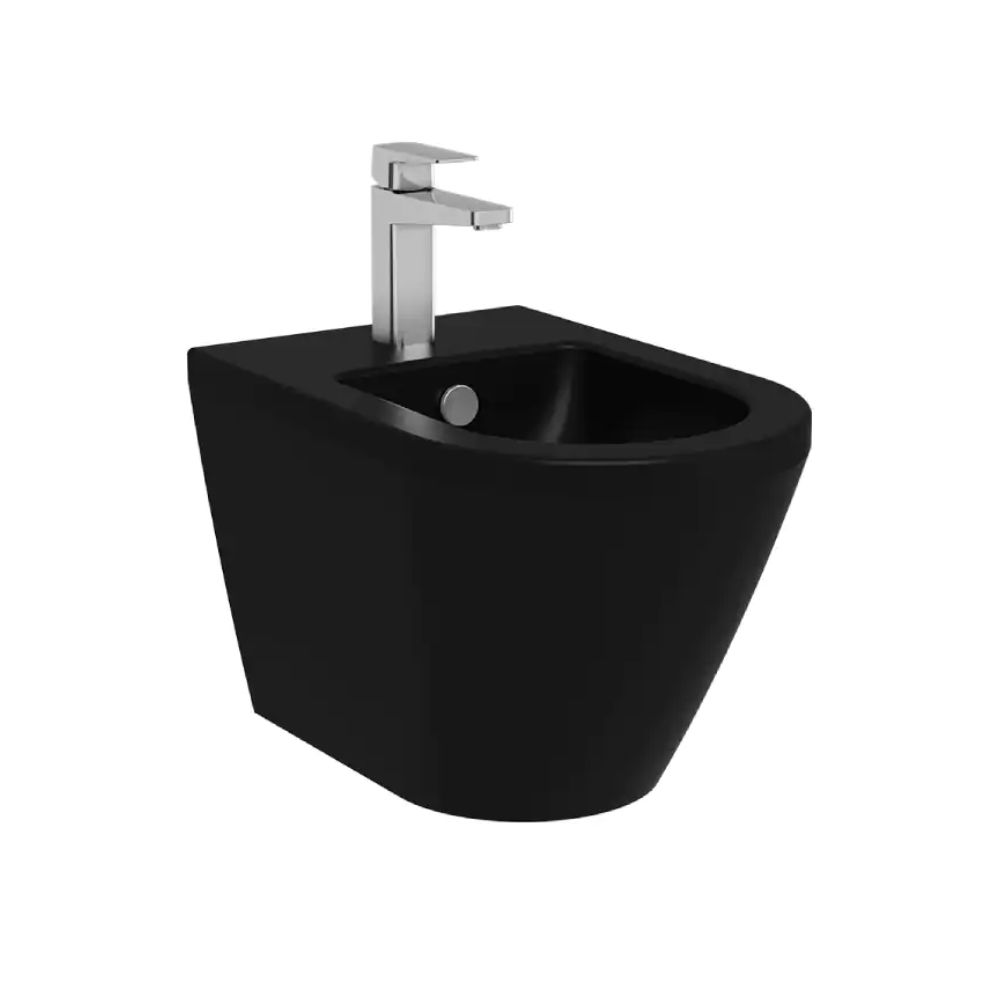 VitrA Wall Mounted Bidet - Matt Black