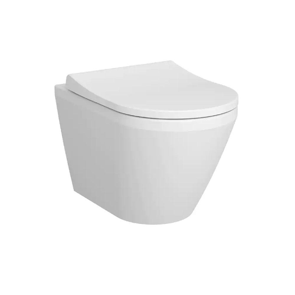 VitrA Wall Mounted WC Toilet - Glossy White