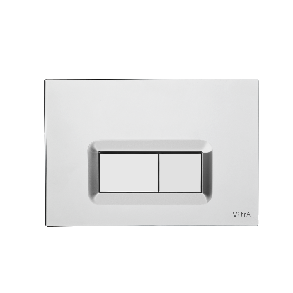 VitrA Loop R  Flush Wall Plate - Chrome