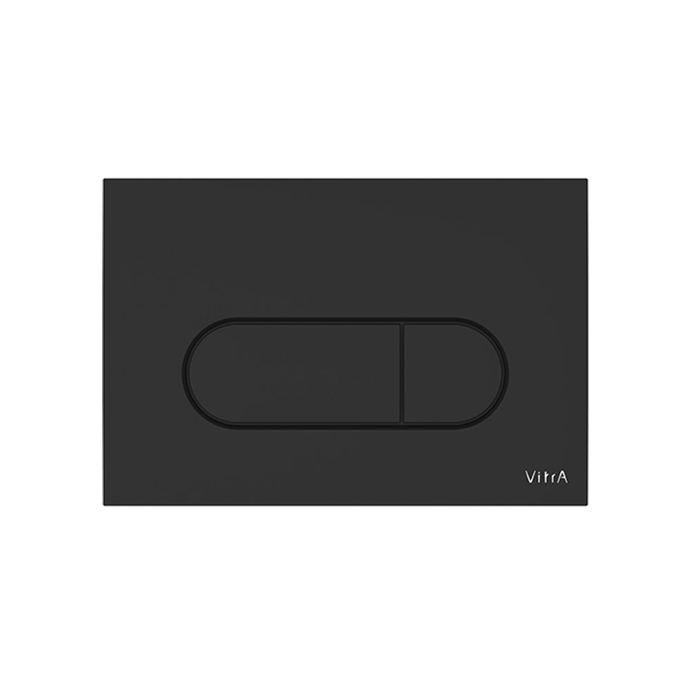 VitrA Flush Wall Plate - Matt Black