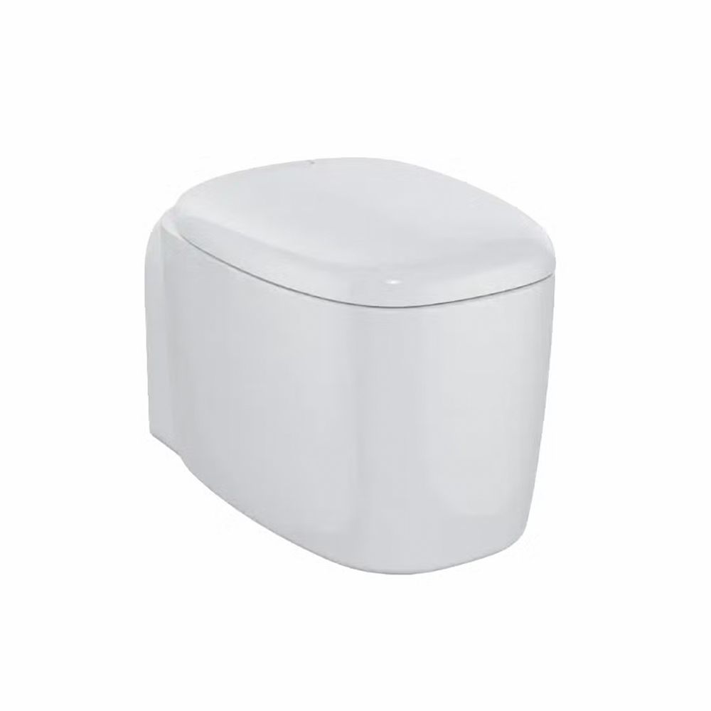 VitrA Rimless Wall Mounted WC Toilet - Glossy White