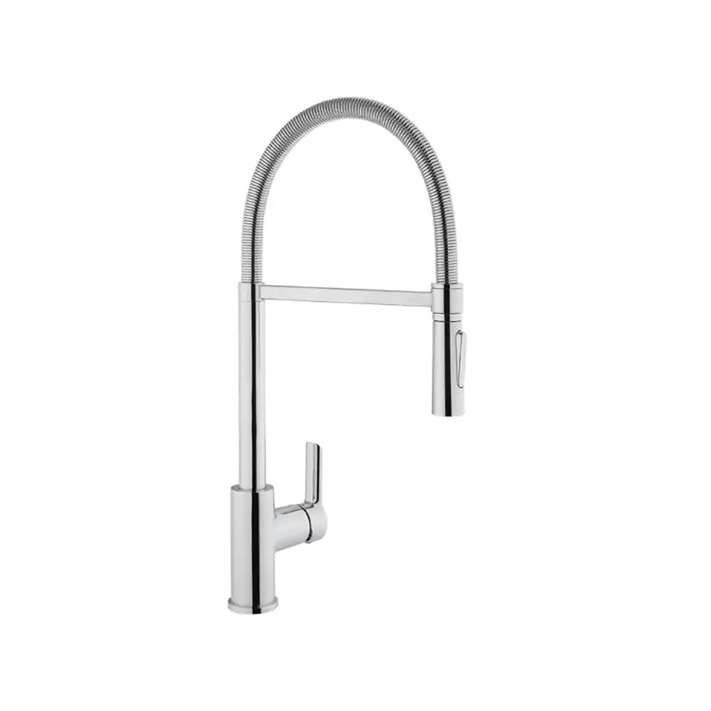 VitrA Kitchen Pull-Out Tap - Stainless Steel