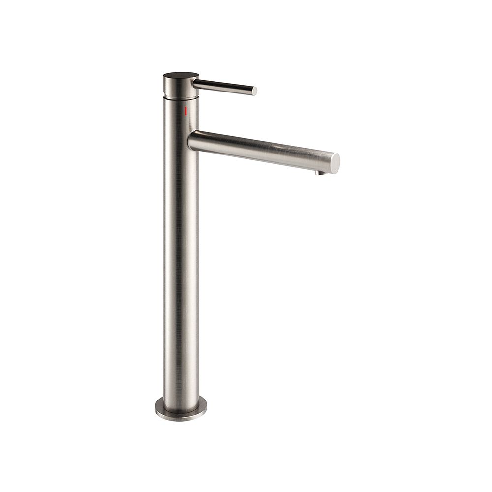 Vitra Tall Basin Tap - Brushed Nickel