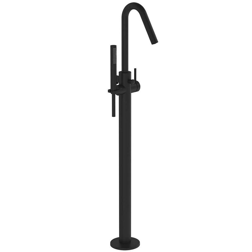 VitrA Freestanding Bathtub Mixer Tap - Matt Black