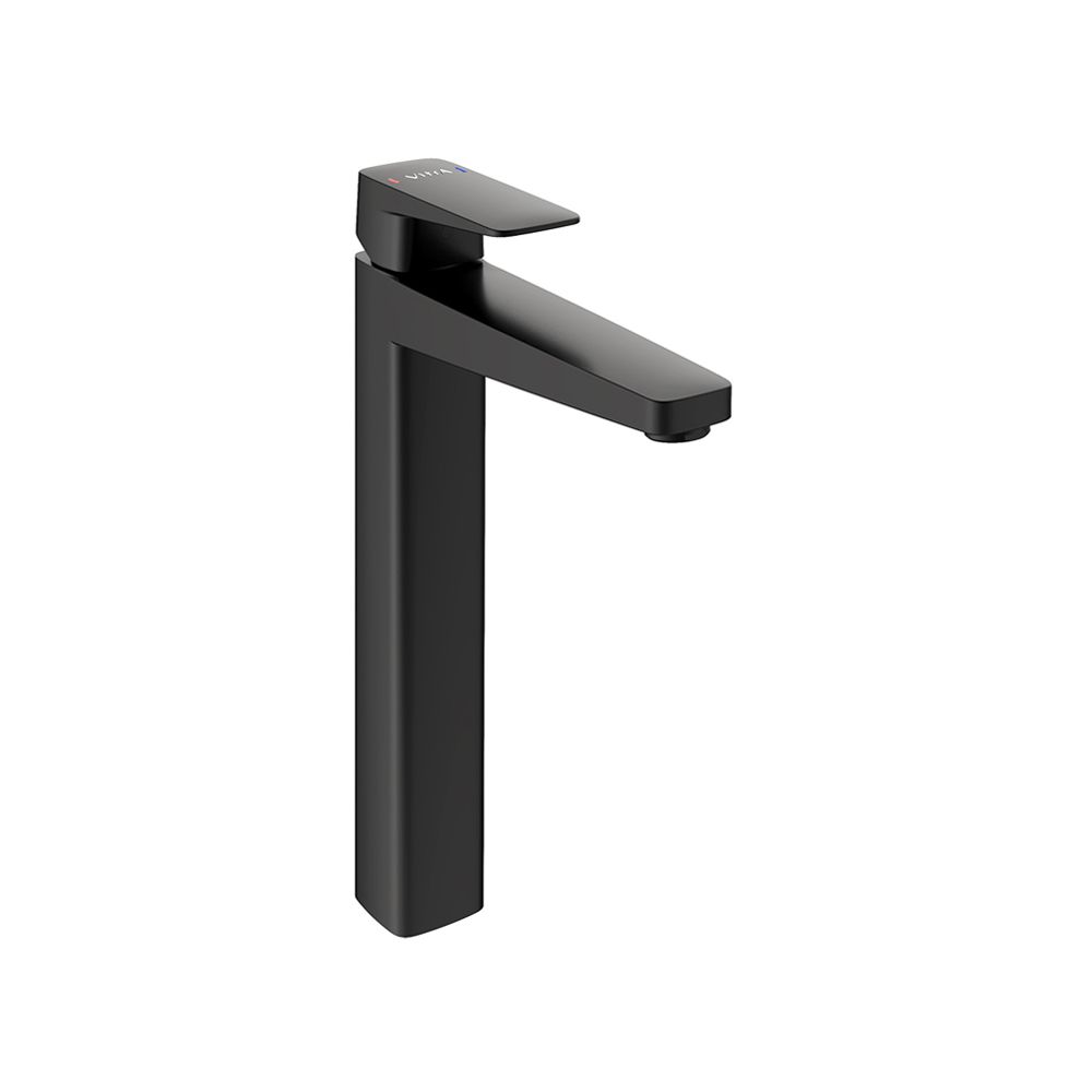 Vitra Tall Basin Mixer Tap - Black