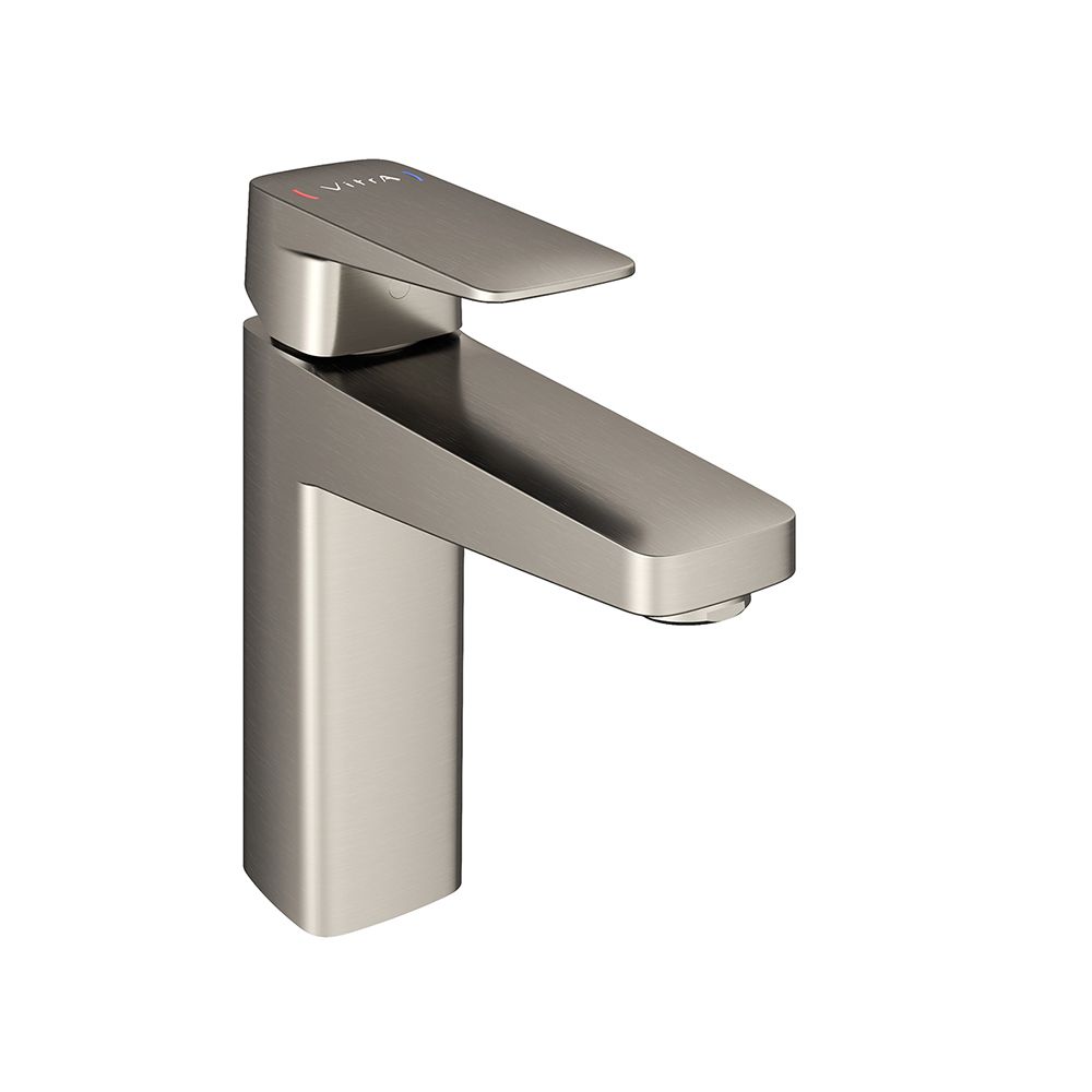 VitrA Medium Basin Tap - Brushed Nickel