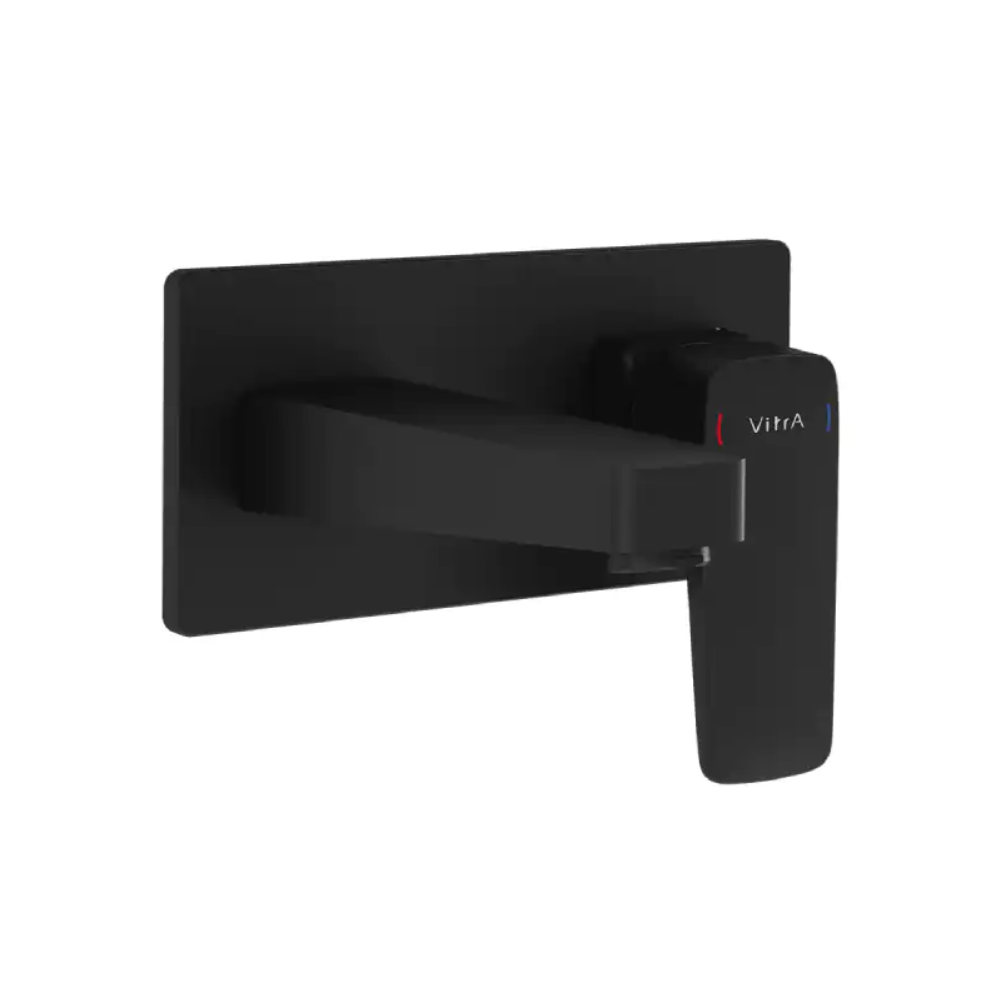 VitrA Wall Mounted Basin Tap - Matt Black