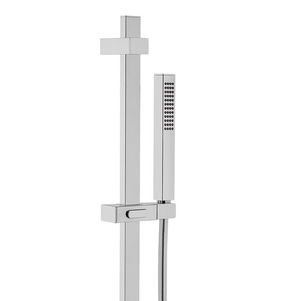 VitrA 1-Jet Spray Hand Shower With Rail & Hose - Chrome