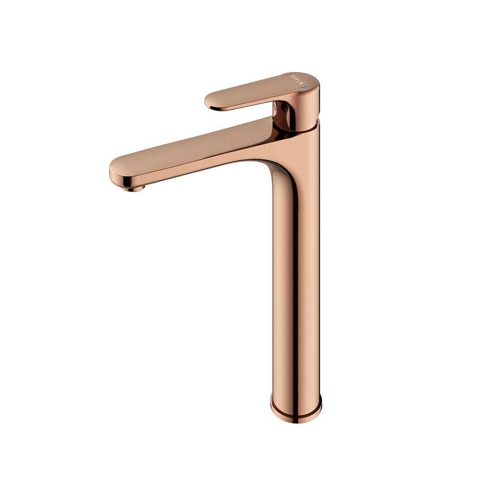 VitrA Tall Basin Tap - Shiny Copper