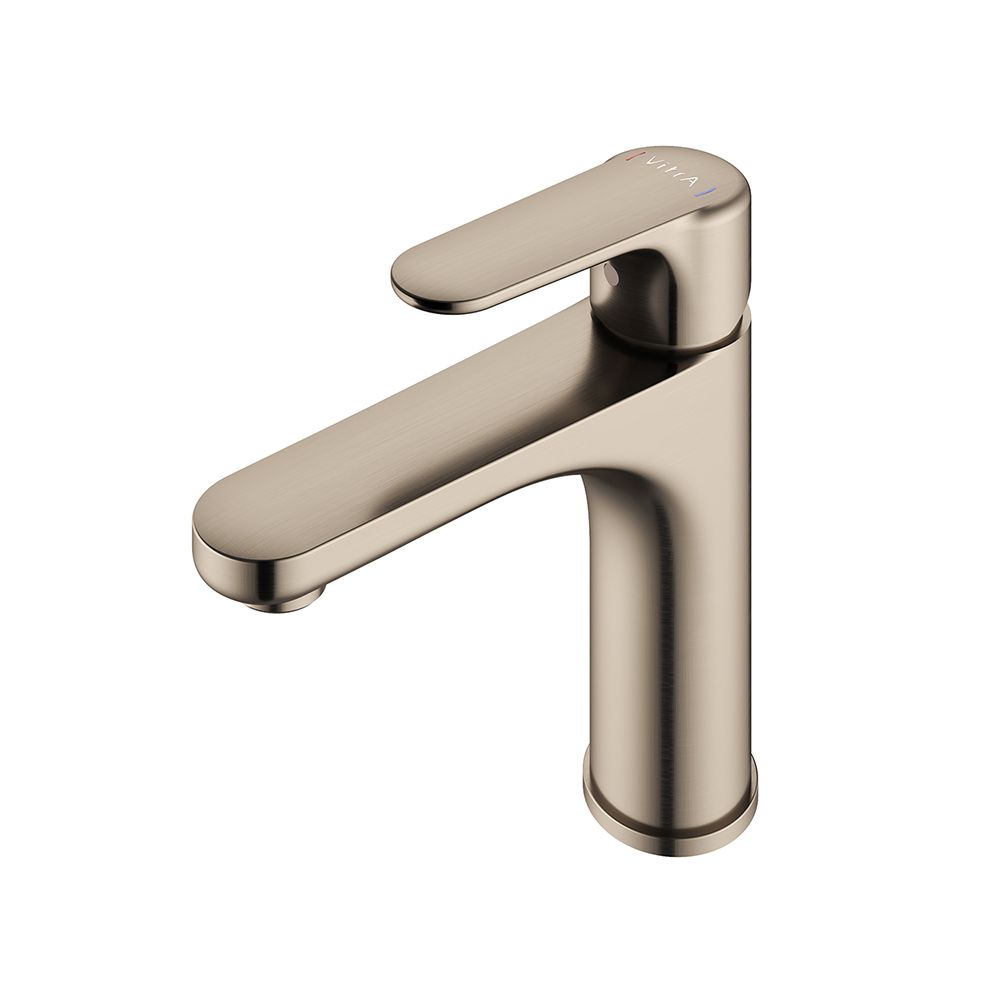VitrA Medium Basin Tap - Brushed Nickel