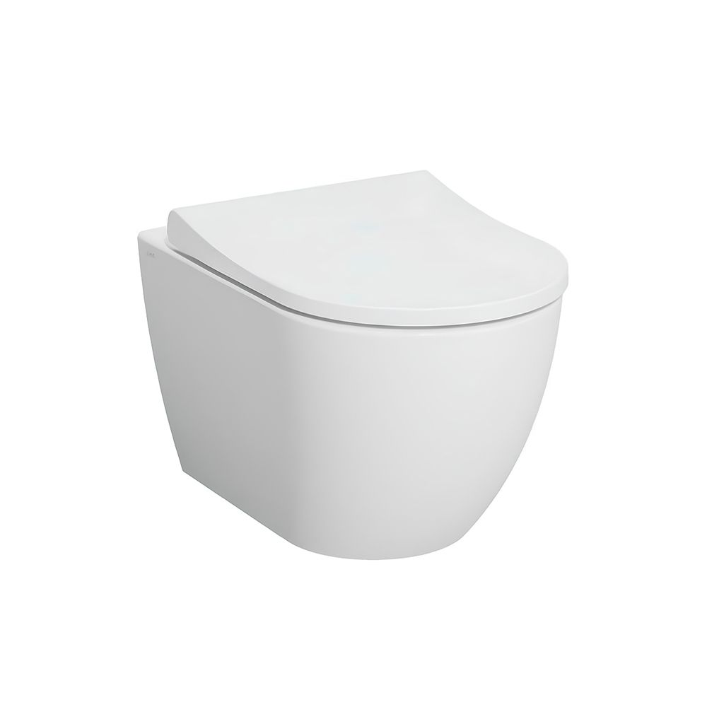 VitrA Mia Rimless Wall Mounted WC Toilet 54 cm (D) – Glossy White
